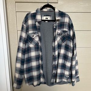 Dakota Grizzly Lined Men’s Flannel Shirt Size XL